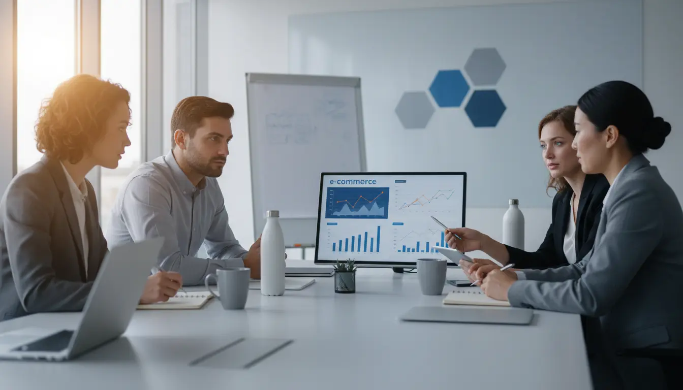 Parceiros Vtex em reunião de estratégia